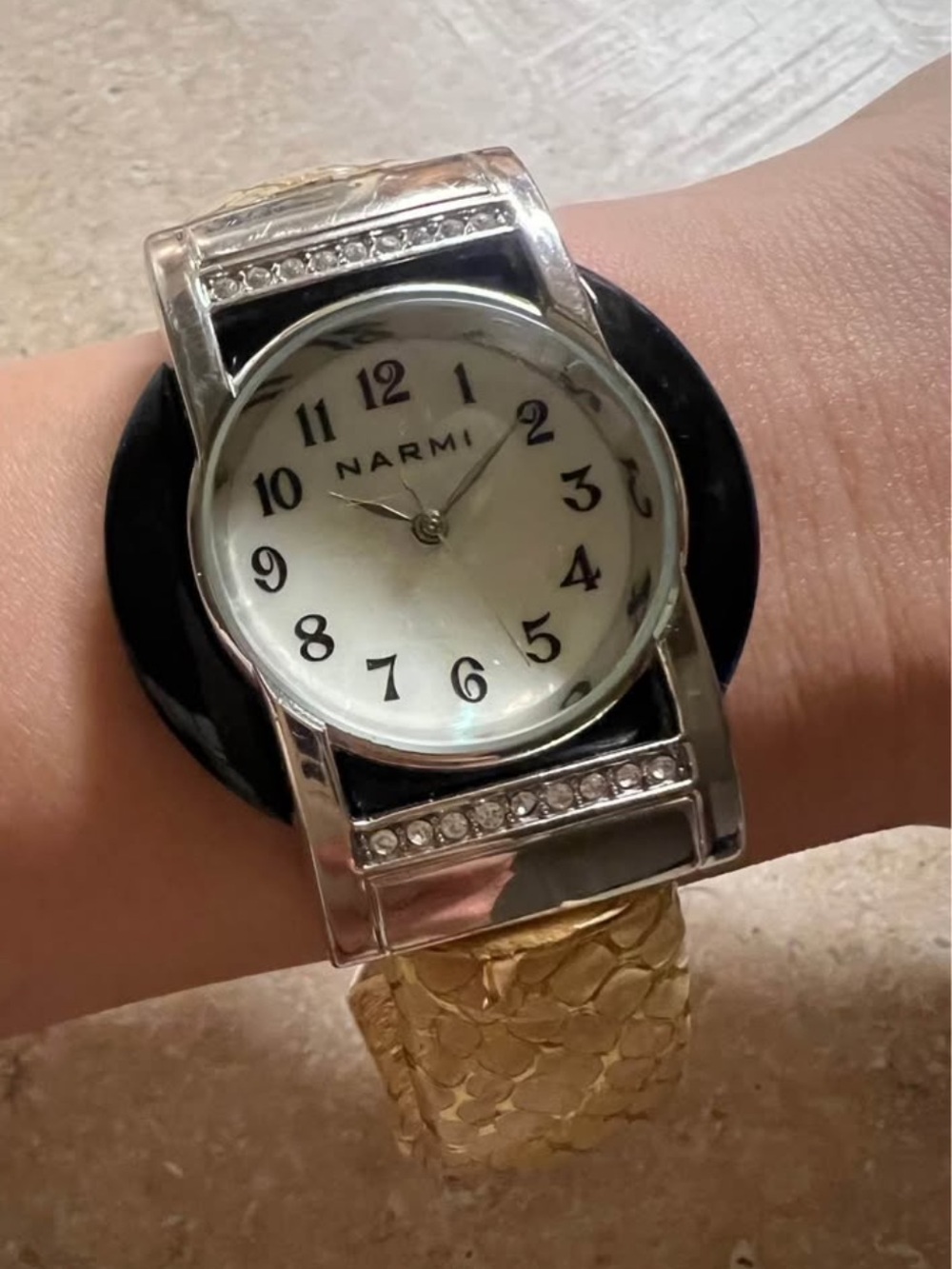 Narmi Silver Dial Watch